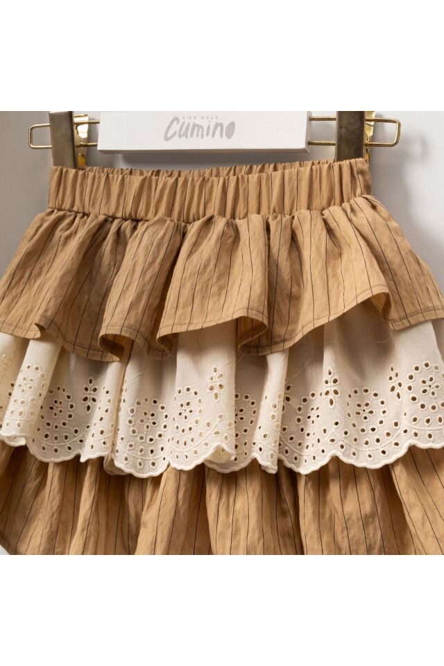 Fırfır Etekli Kız Takım