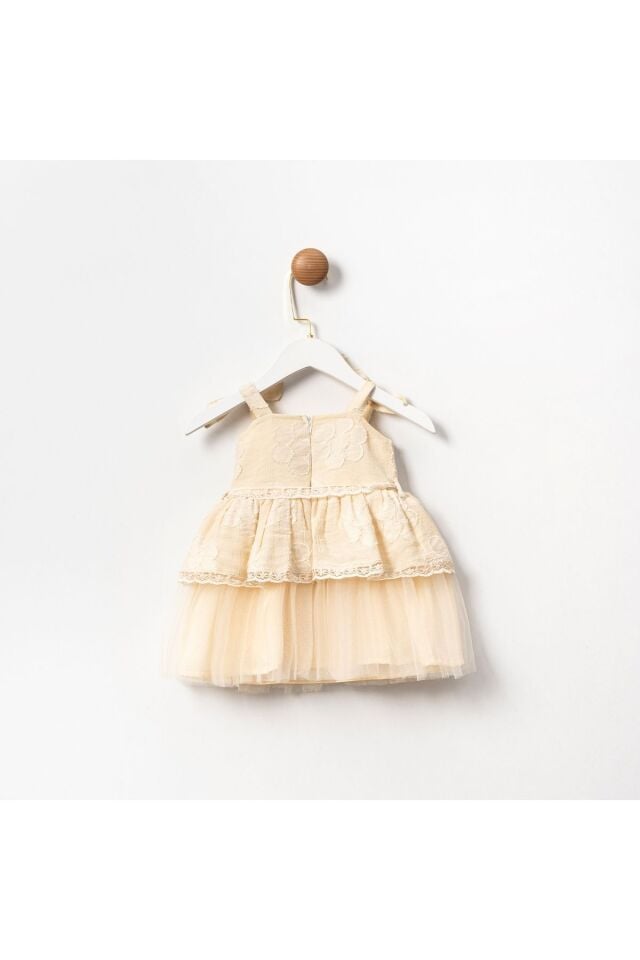 Indy Bej Kız Çocuk Elbise