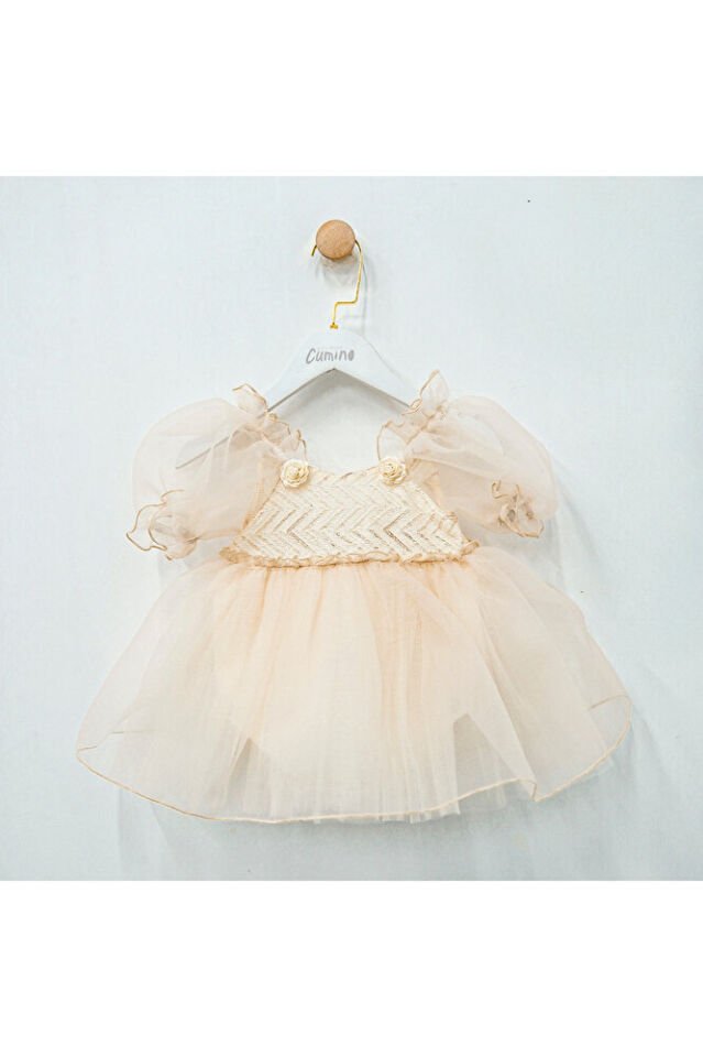 Clara Romantik Kız Bebek Romper