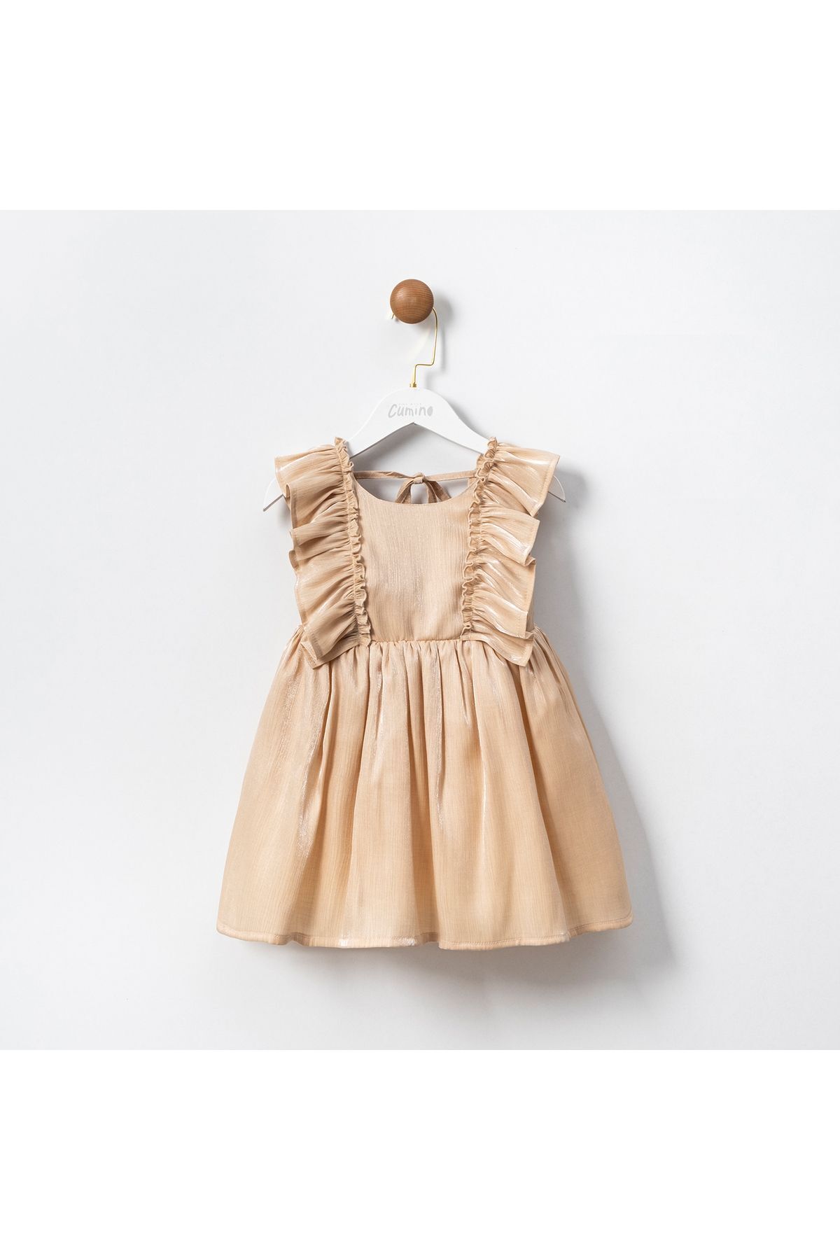 Mary Fırfır Detaylı Kız Çocuk Elbise