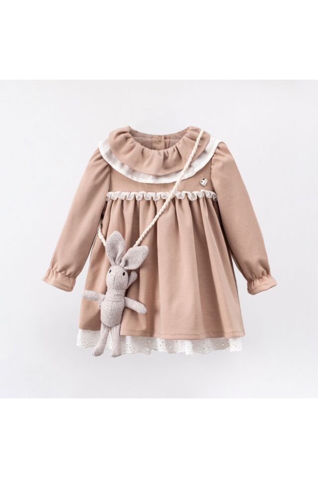 Carol Oyuncaklı Kız Bebek Elbise
