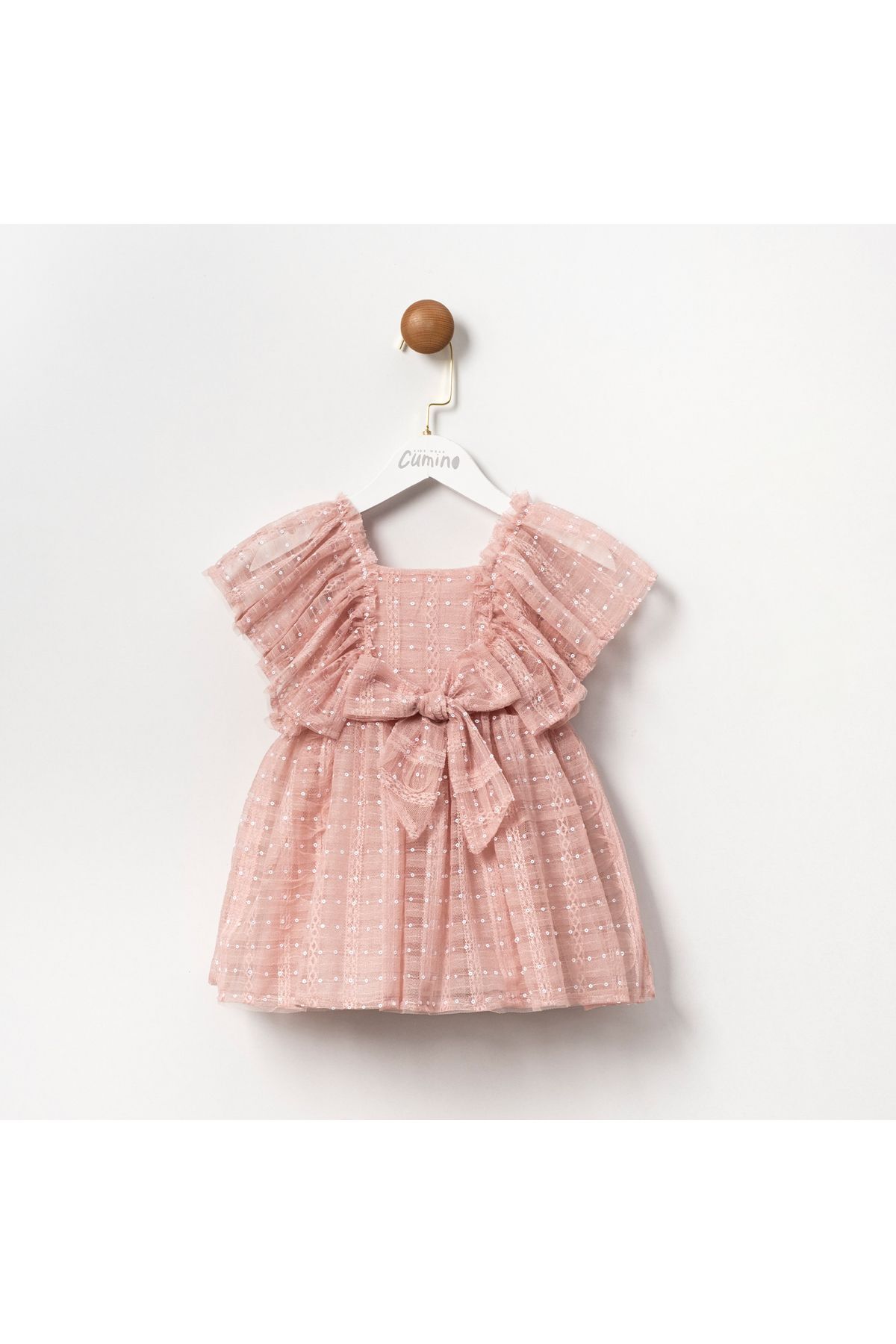 Holly Kız Çocuk Pullu Elbise