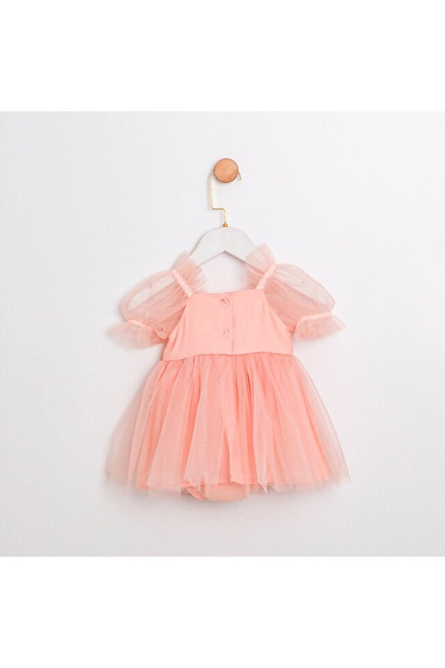 Berry Pul Payetli Kız Bebek Romper