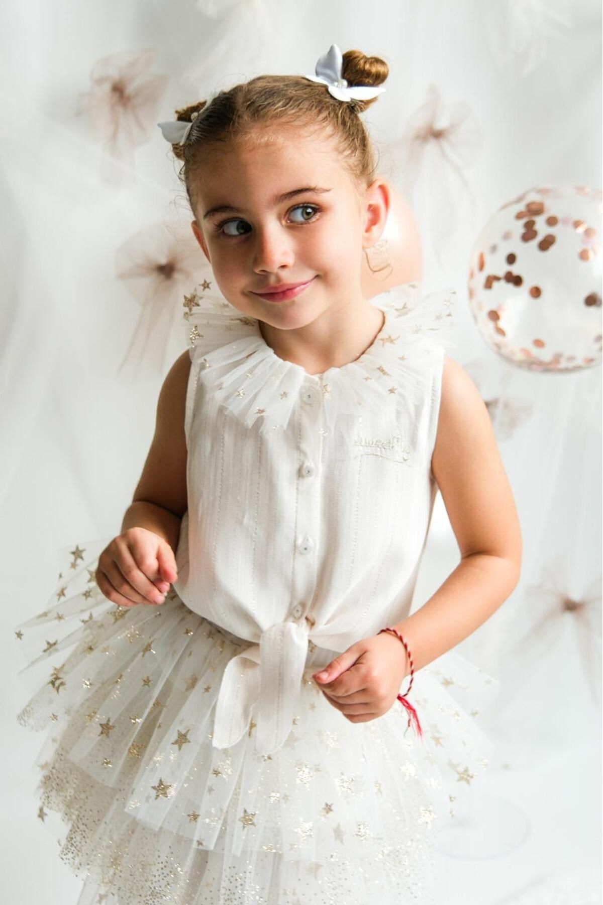 Star Shine İkili Tütü Etekli Kız Çocuk Takım