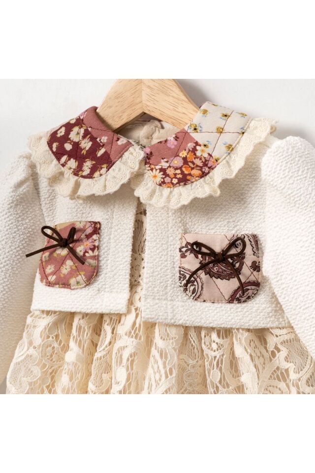 ButterflyKız Bolerolu  Kız Bebek Romper