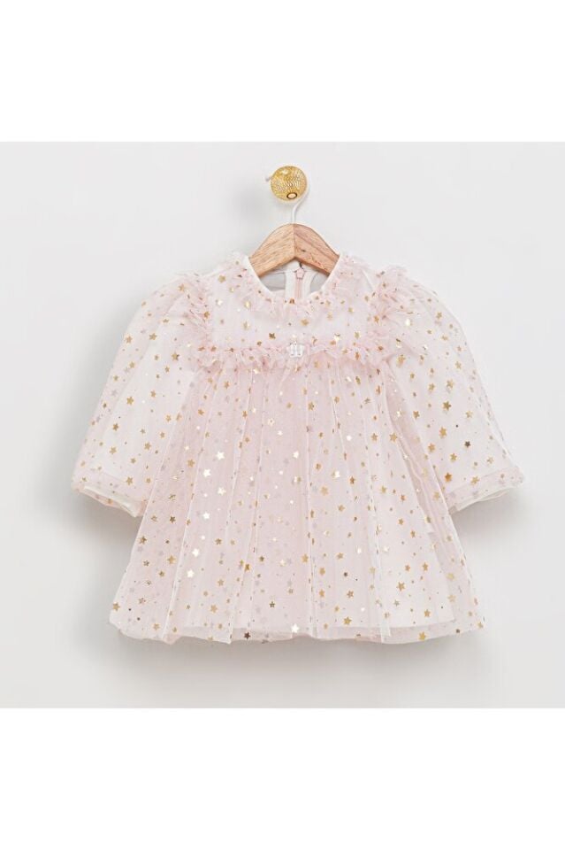 Shine Star Pembe Elbise