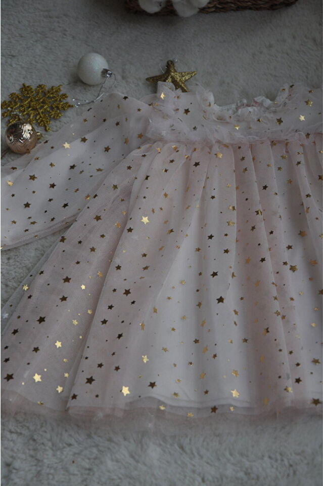 Shine Star Pembe Elbise