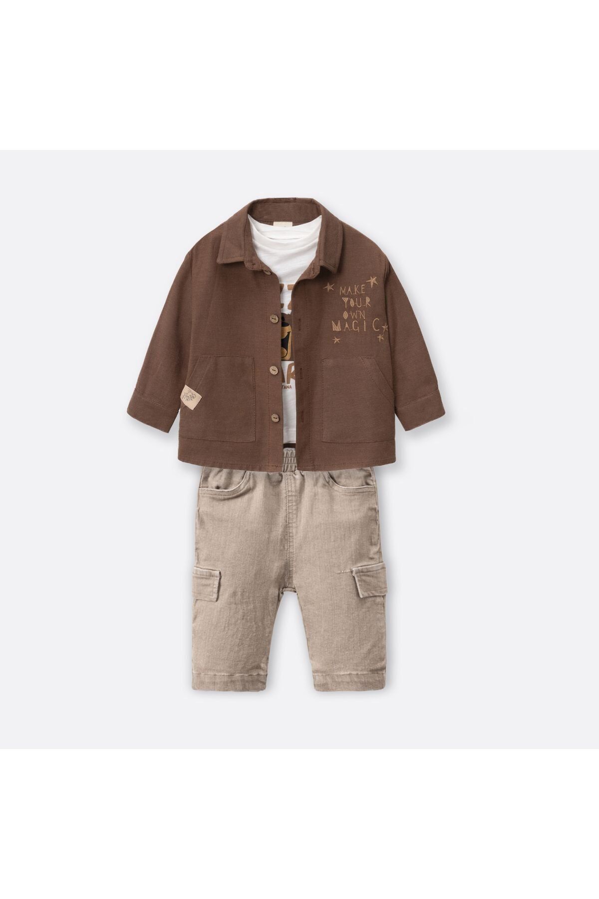 Justin Üçlü Erkek Bebek Takım