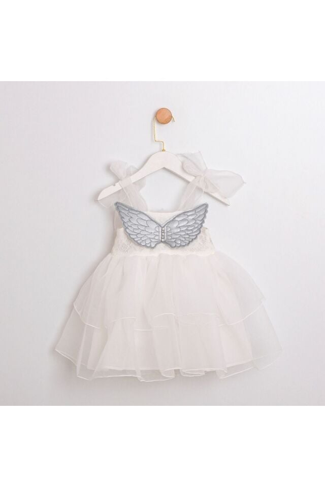 Silver Angel Melek Kanatlı Kız Çocuk Elbise