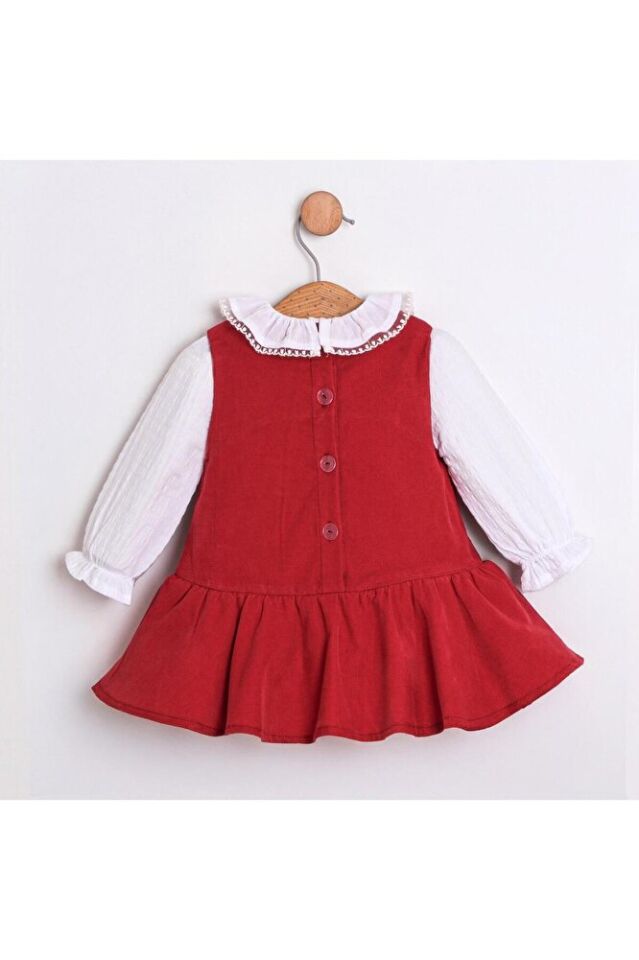 Rabit Nakışlı Kız Bebek Gömlekli Jile Takım 6-9 Ay