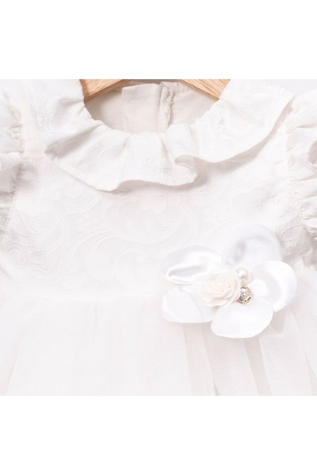 Tina Şapkalı Kız Bebek Elbise