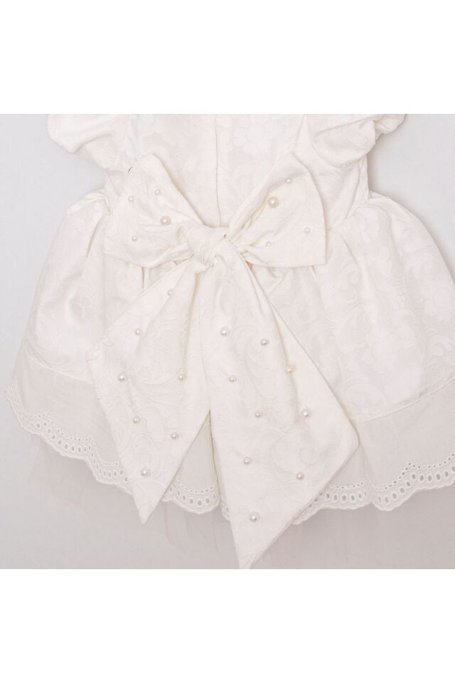 White Princess Saç Aksesuarlı İkili Kız Bebek Takım