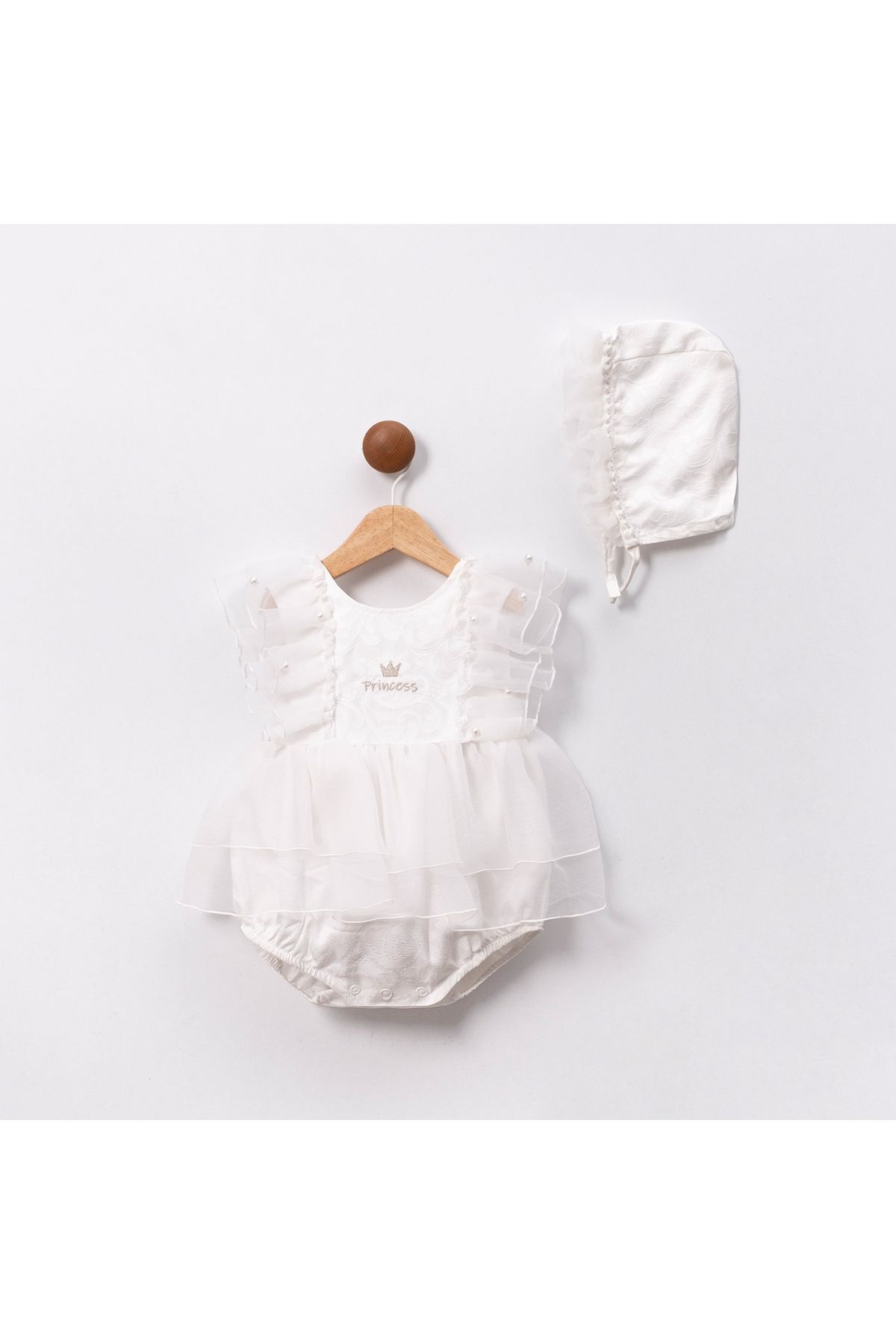 Lucinda Dantelli Boncuk Detaylı İkili Kız Takım