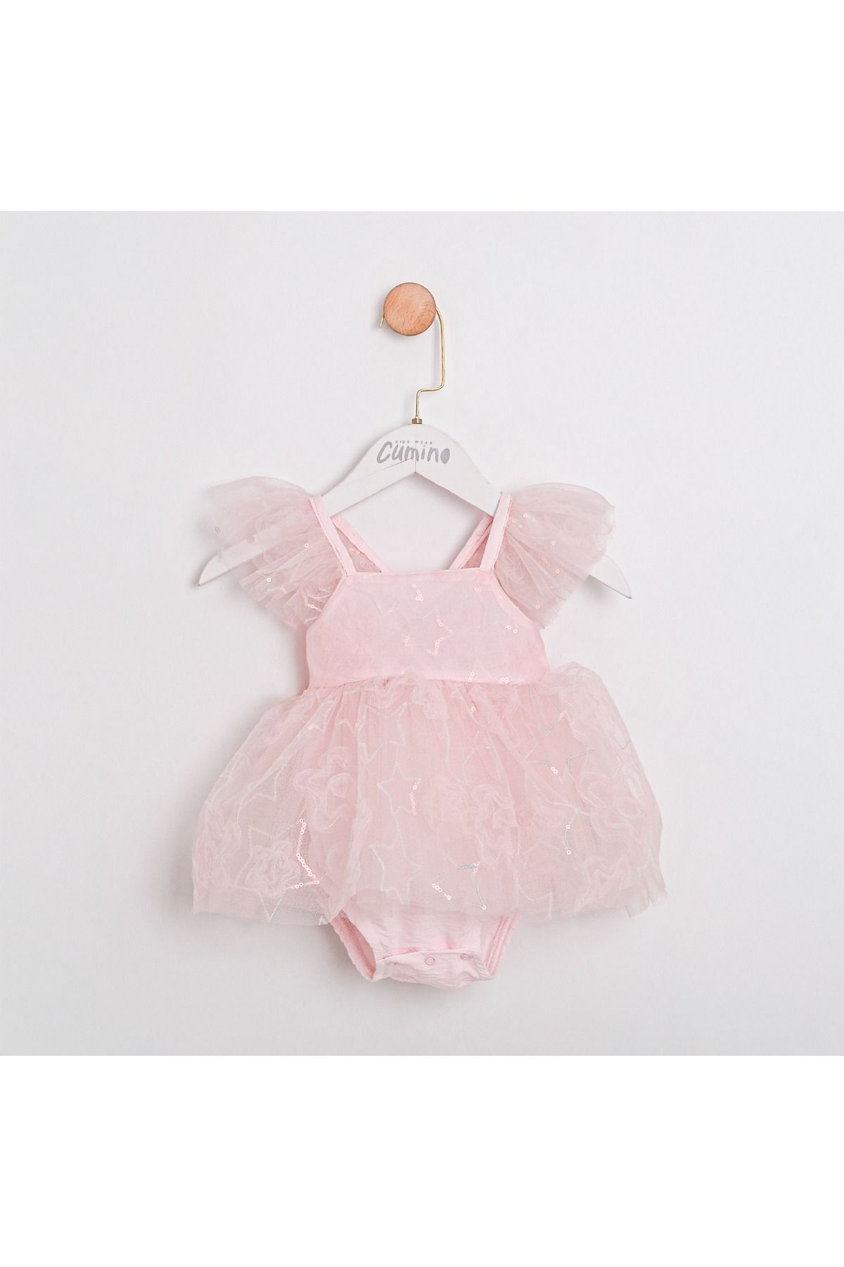 Bethany Kız Bebek Tulum Pembe - 6-9 Ay