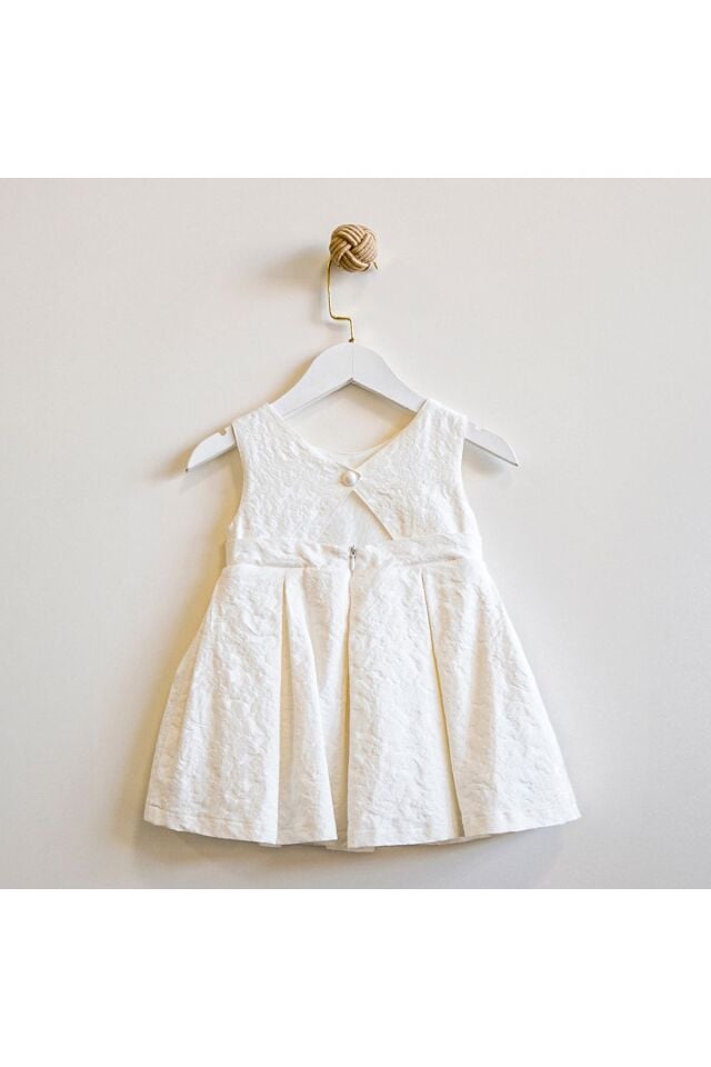 Montania Beyaz Kız Çocuk Elbise