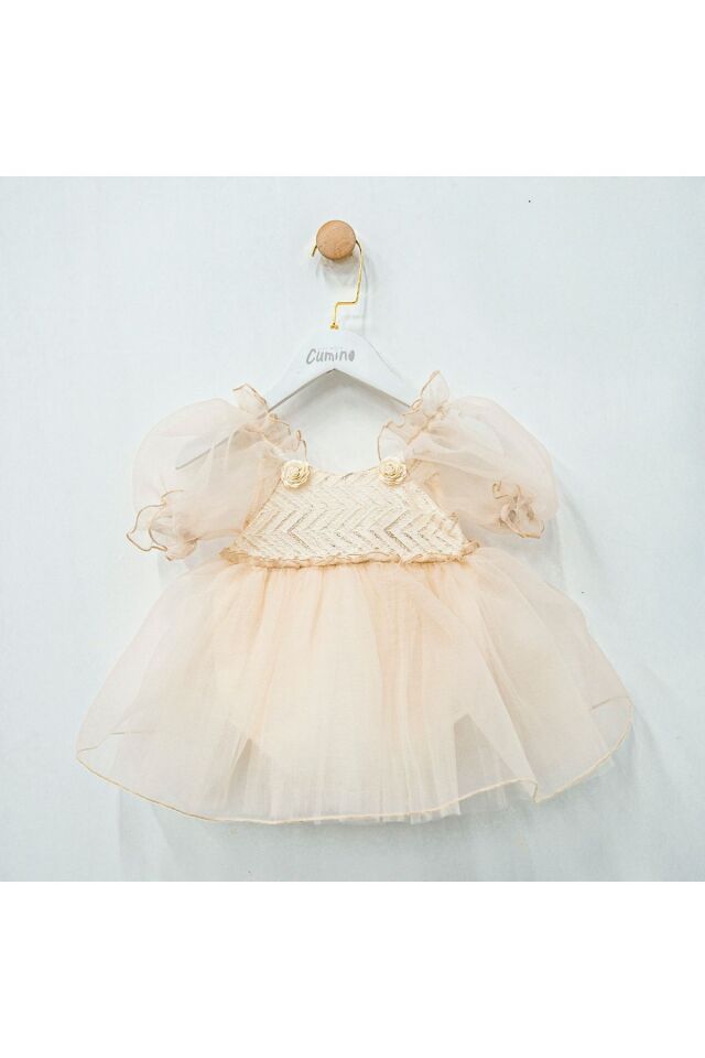 Clara Romantik Kız Bebek Romper