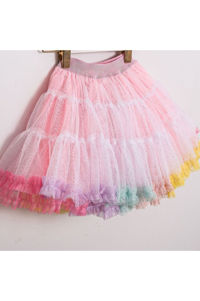 Colors Kız Çocuk Fırfırlı Tütü Etek