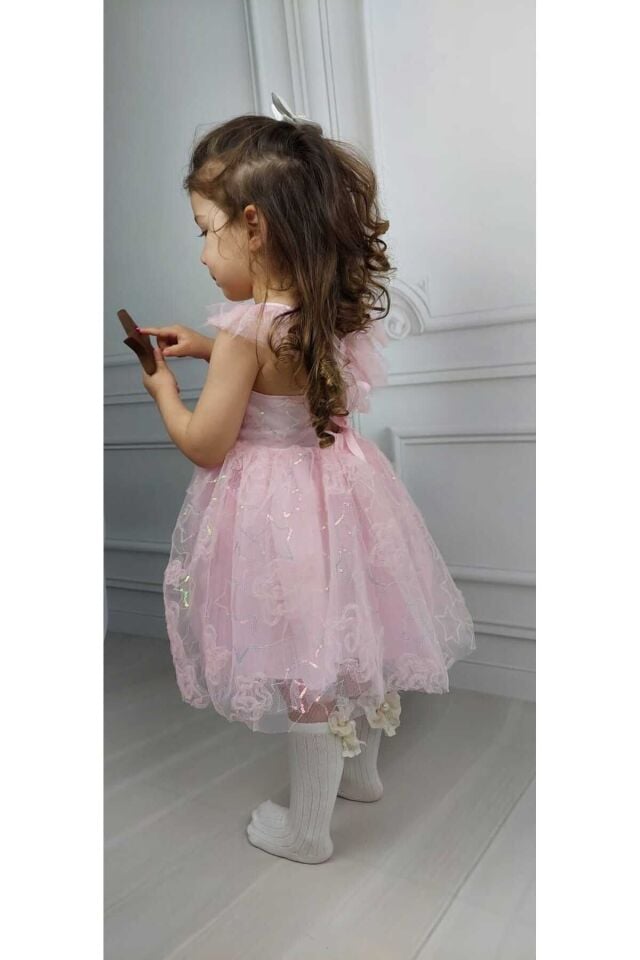 Party Dream Kız Çocuk Elbise Pembe - 2 Yaş