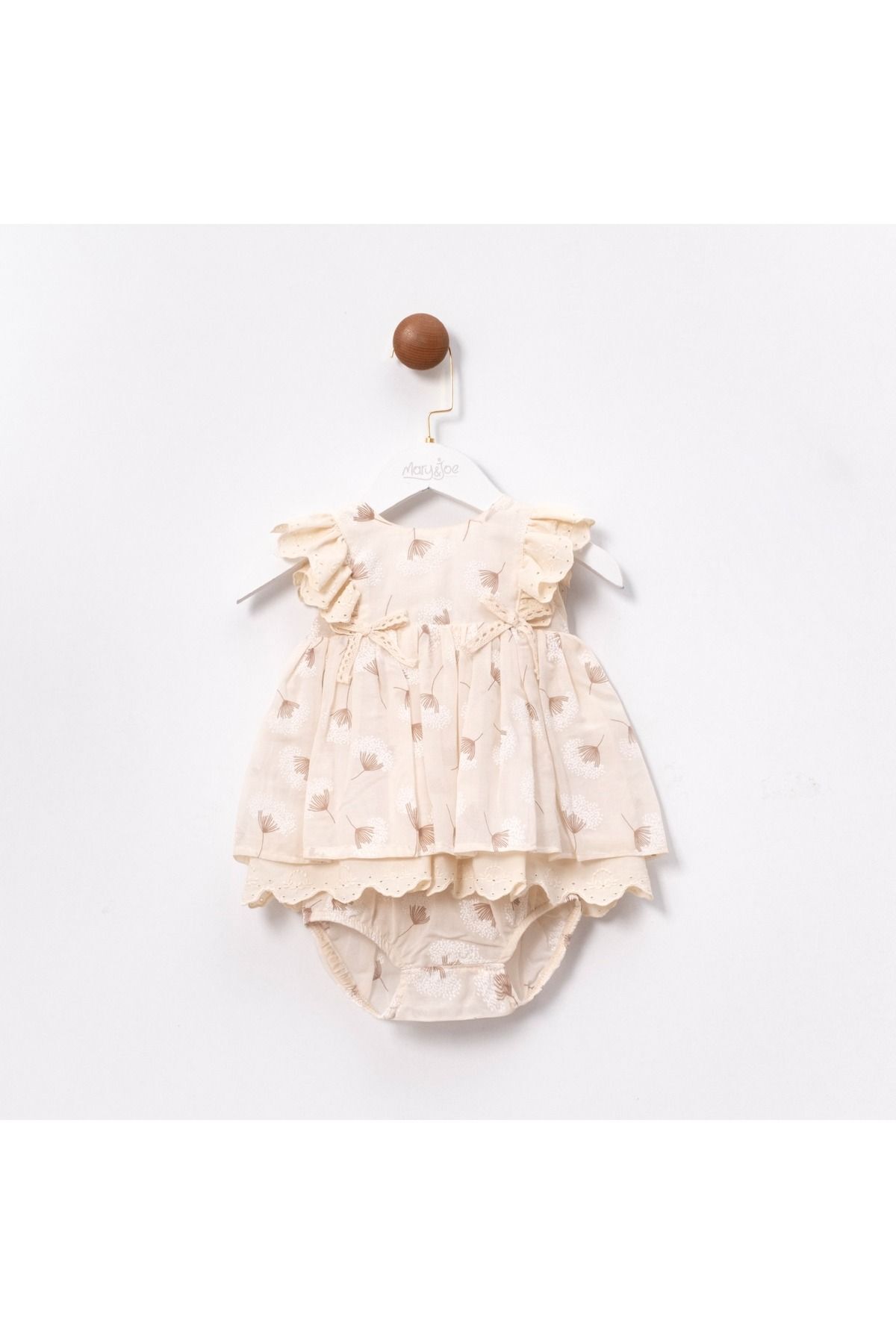 Naomi Fırfır Kollu Kız Bebek Alt Üst Ikili Takım