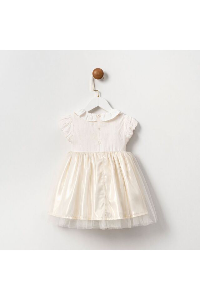 Ayshe  Eteği Tüllü Kız Bebek Elbisesi