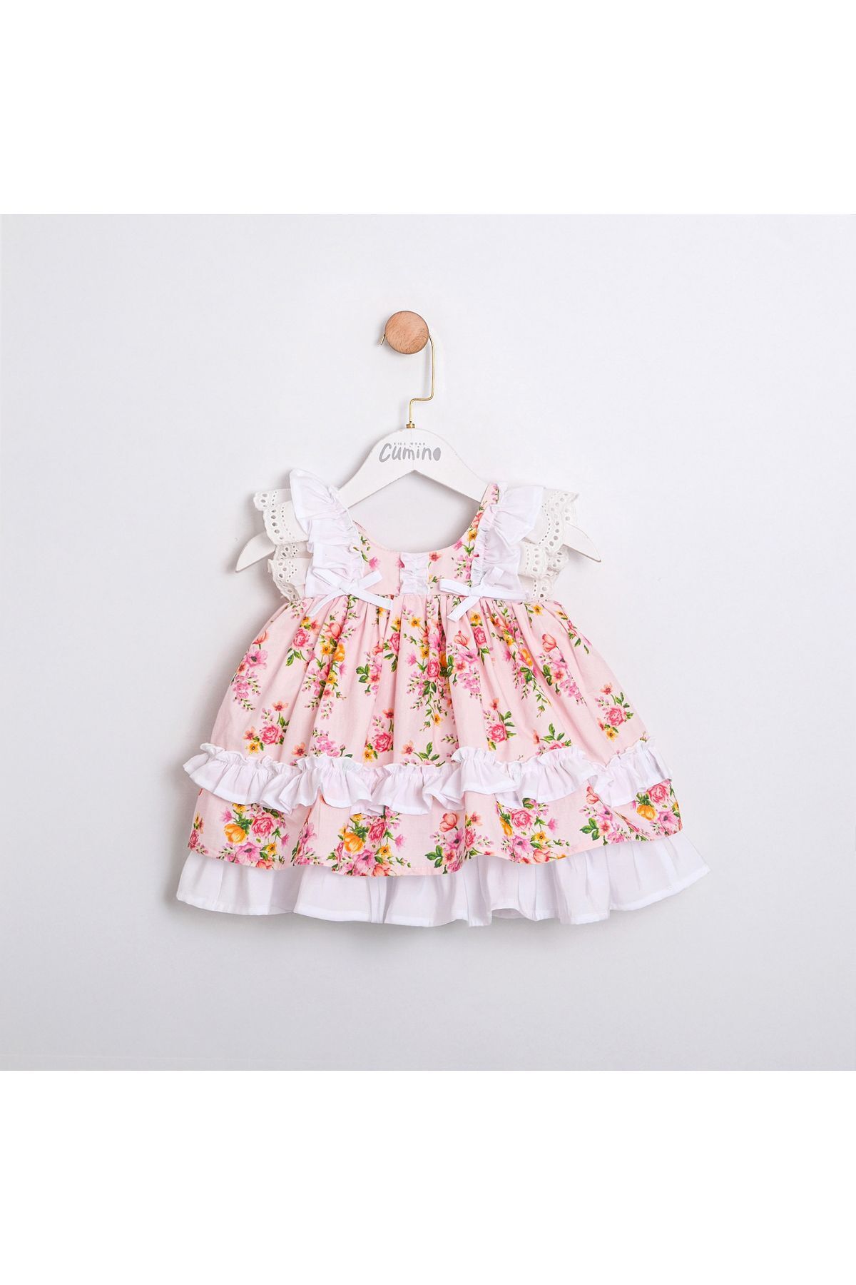 Flower Dream Kız Bebek Elbise Pembe - 9 - 12 Ay