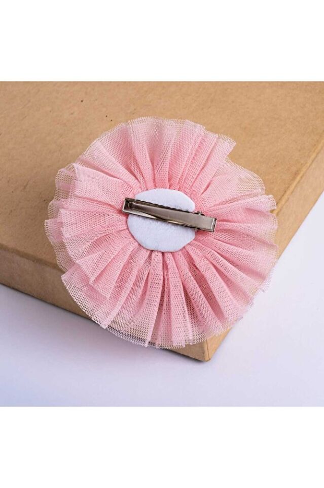 Pembe Klipsli Taç Toka