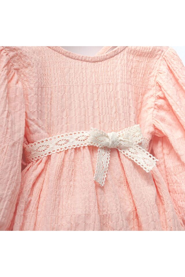 Pembe Kız Bebek Romper Pembe - 3-6 Ay