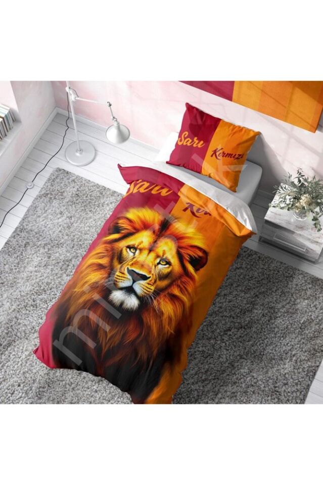 Taraftar Galatasaray Yastıklı Nevresim Takımı (Çarşafsız)