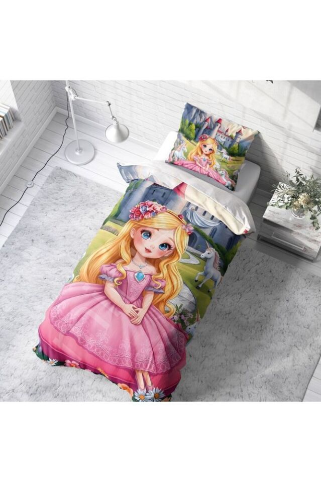 ŞEKER KIZ CANDY Yastıklı Nevresim Takımı (Çarşafsız)