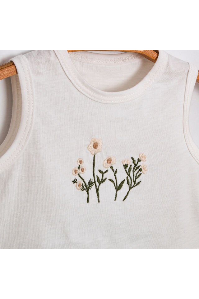 Spring Hırkalı 3'lü Kız Bebek Takım Bej - 3-6 Ay