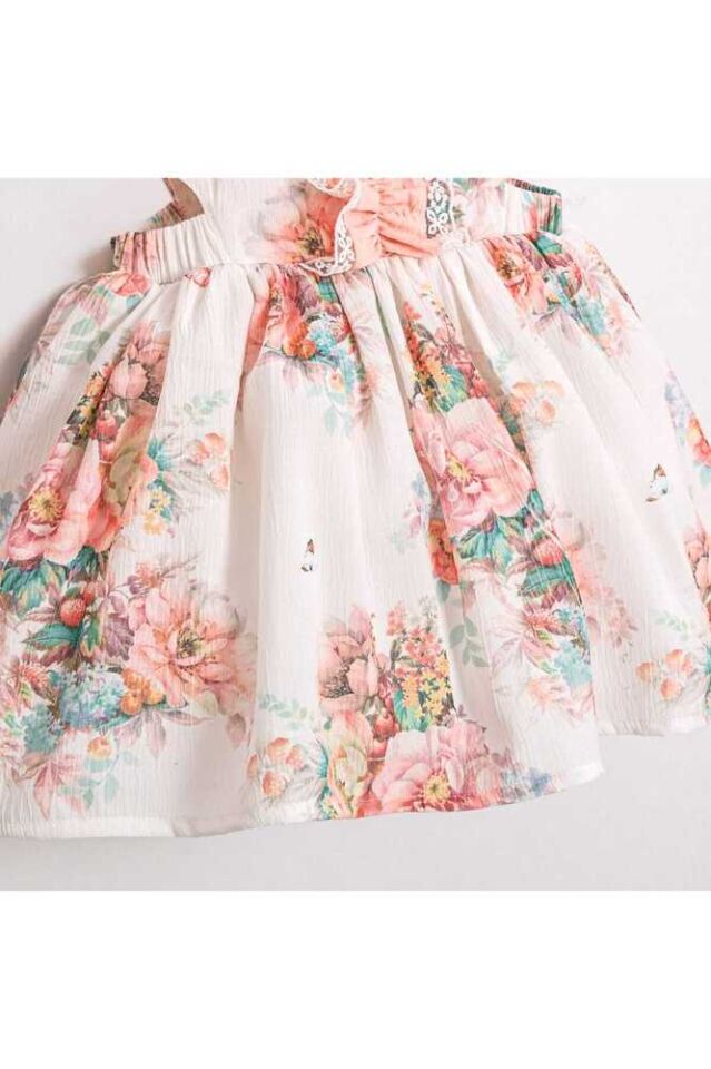 Bella Cut Out Detaylı Kız Çocuk Elbisesi 3 Yaş