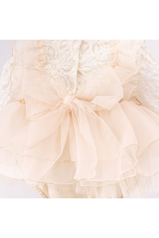 Bonita Uzun Kollu Kız Bebek Romper