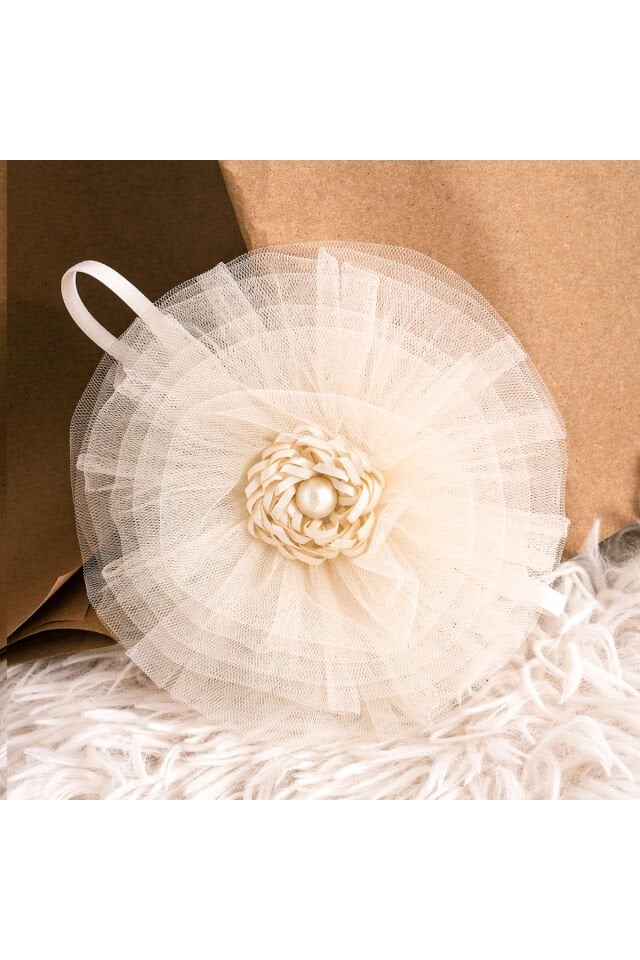 Rosa Saç Aksesuarlı Kız Bebek Tulum