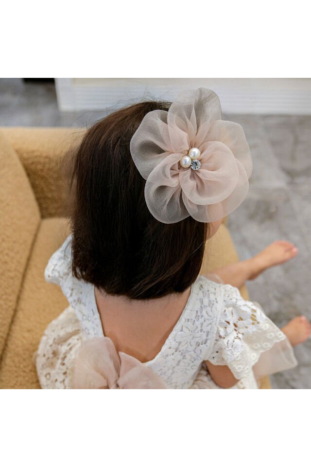 Taş Detaylı Tül Toka