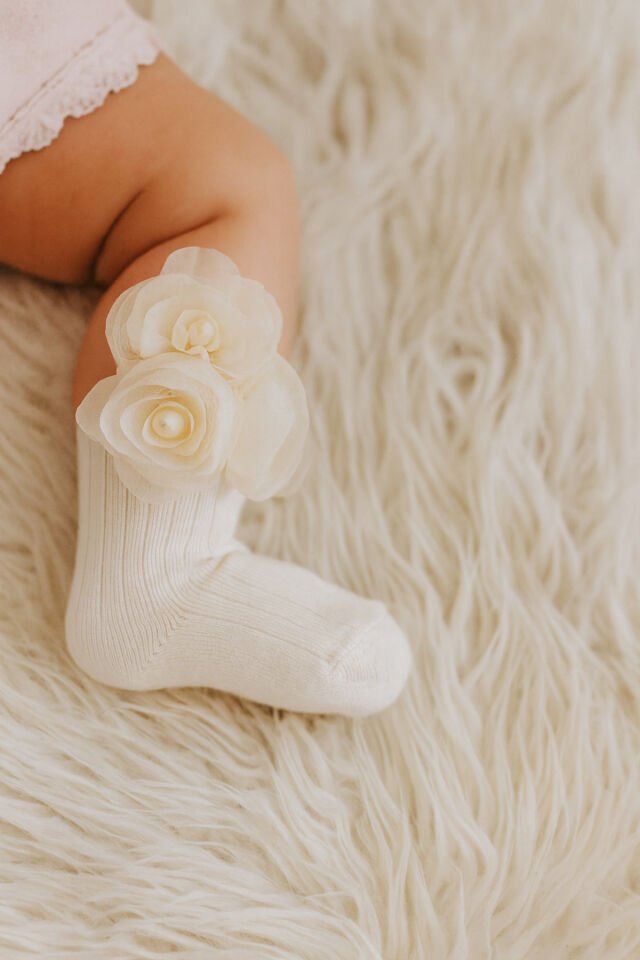 Rose Kız Bebek Çorap