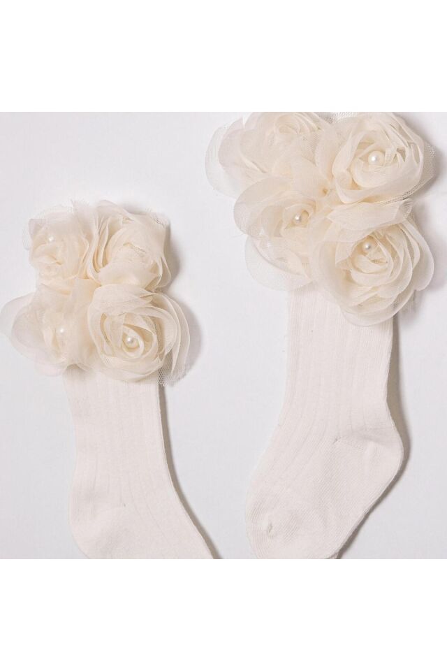 Rose Kız Bebek Çorap