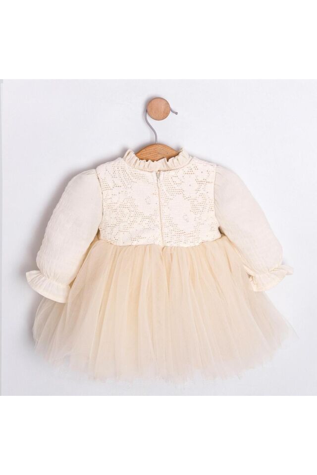 Prety Tütü Etekli Oyuncak Aksesuarlı Kız Bebek Elbise ve Blüz Takım