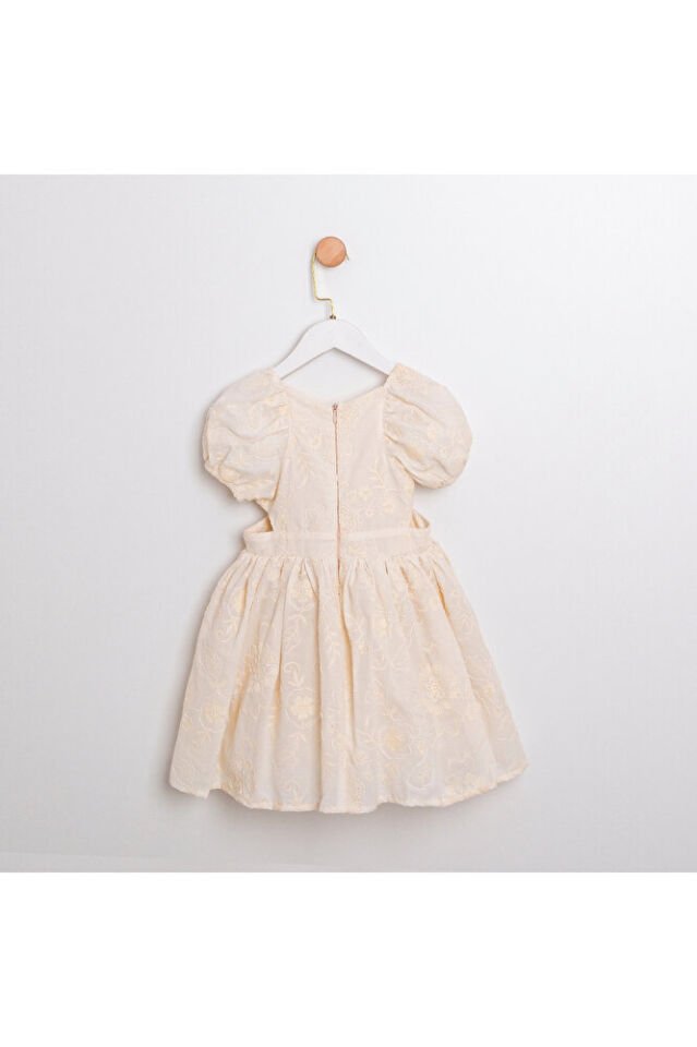 Anabel Su Yeşili Cut Out Detaylı Kız Çocuk Elbise 3 Yaş