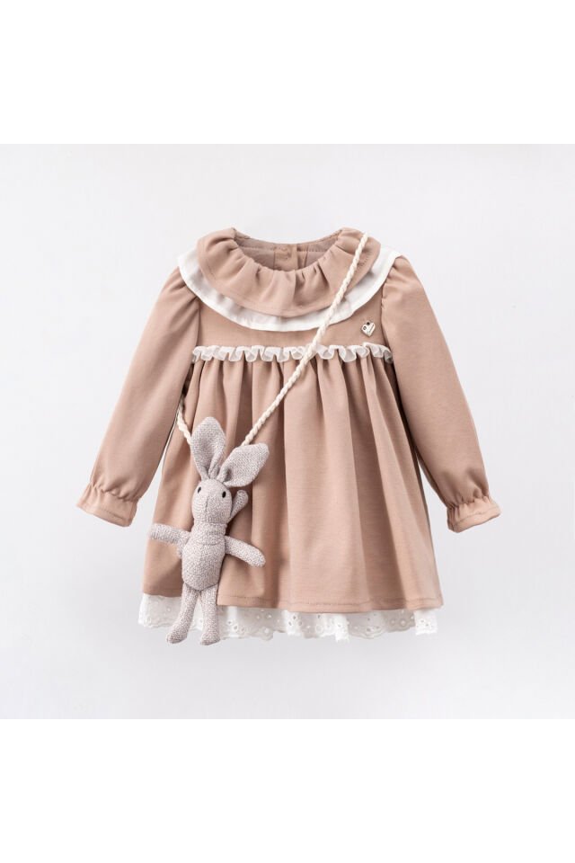 Carol Oyuncaklı Kız Bebek Elbise