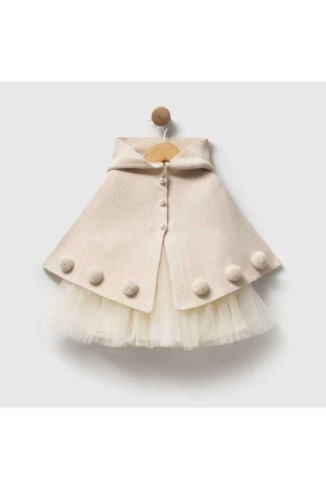 Snow Belle Pançolu Kız Bebek Özel Gün Elbisesi(2'li Takım) 9 - 12 Ay