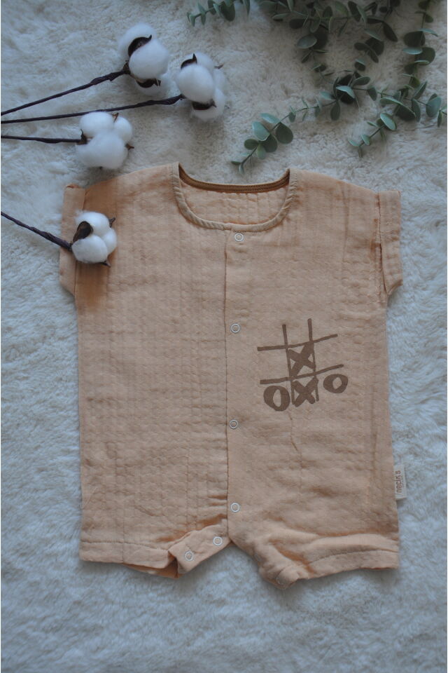 Erkek Bebek 3'lü Müslin Zıbın