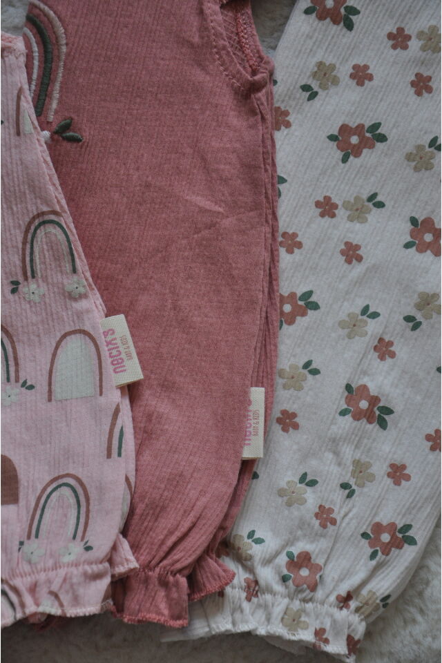 Kız Bebek 3'lü Zıbın Seti