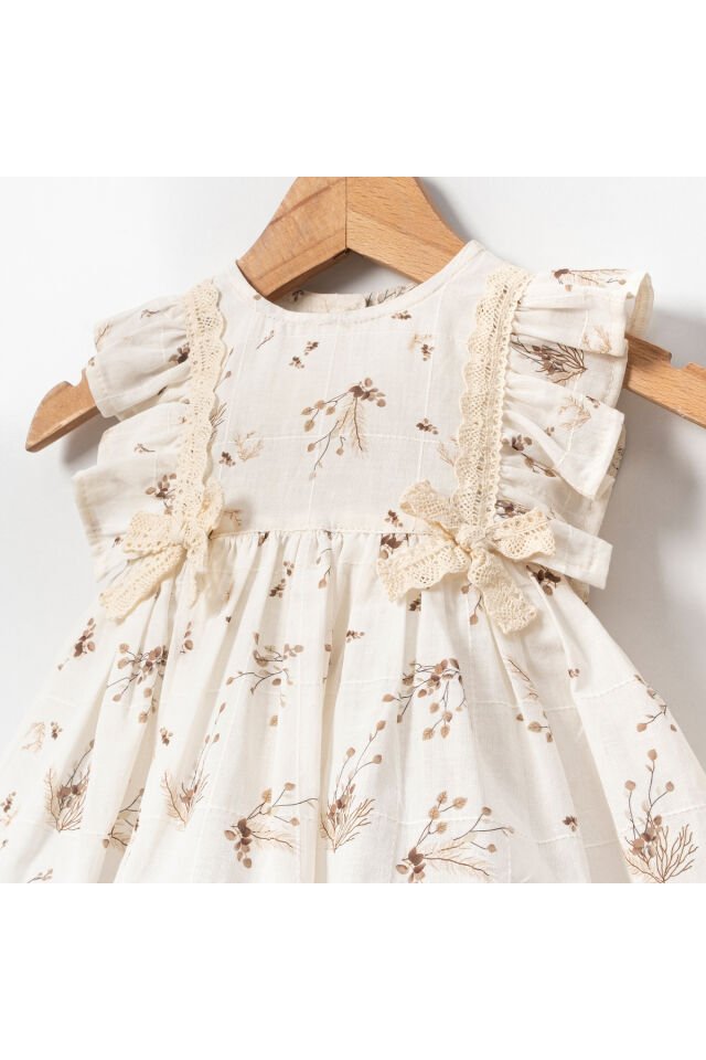 Cina Kız Bebek Müslin Alt Üst İkili Takım