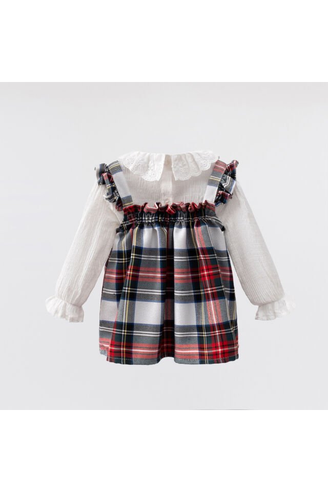 Ekoseli Honey Kız Bebek Jile