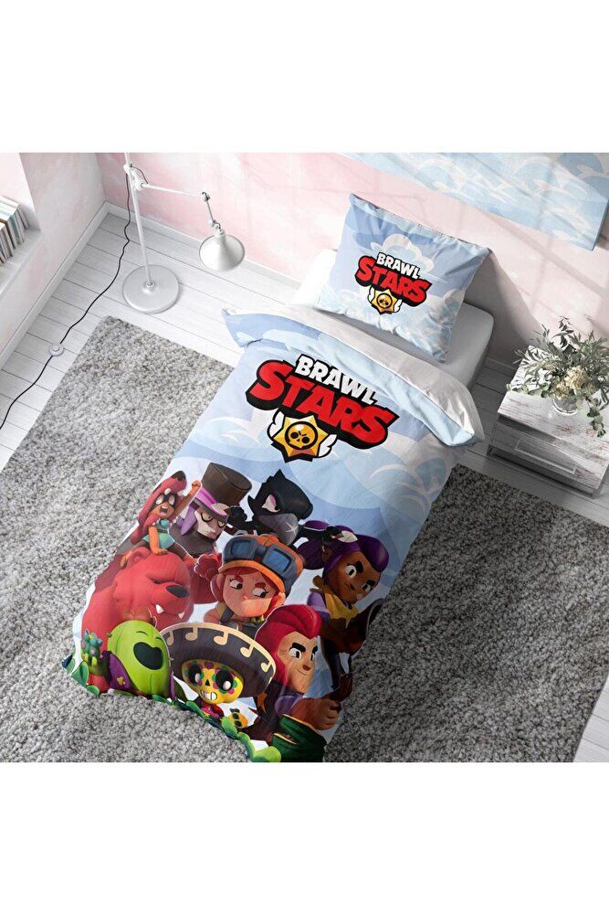 Brawl Stars Yastıklı Nevresim Takımı (Çarşafsız)