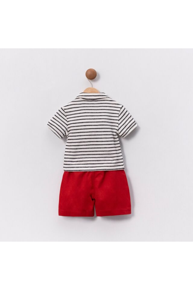 Jimy Şort Ve T-shirtlü 2'li Erkek Bebek Takım