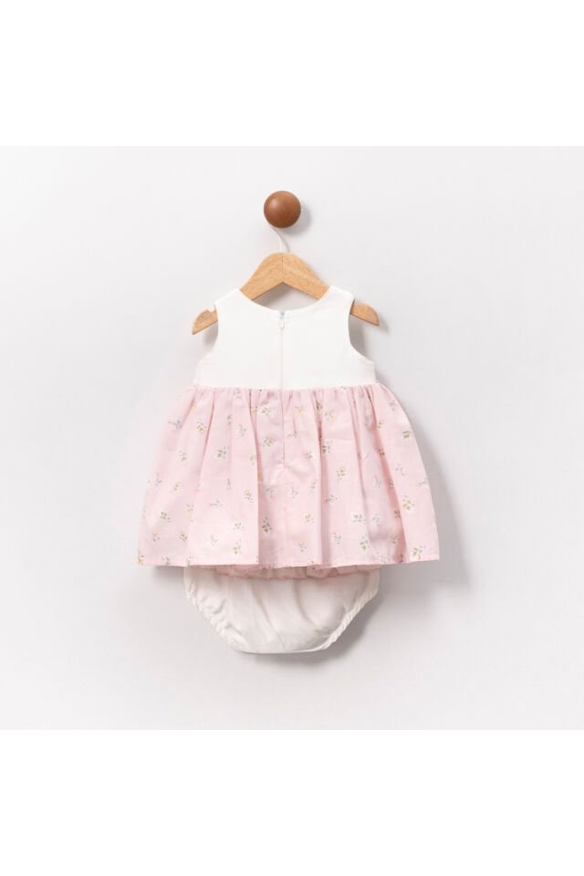 Clement Çıtır Çiçekli Fiyonklu Kız Bebek İkili Takım