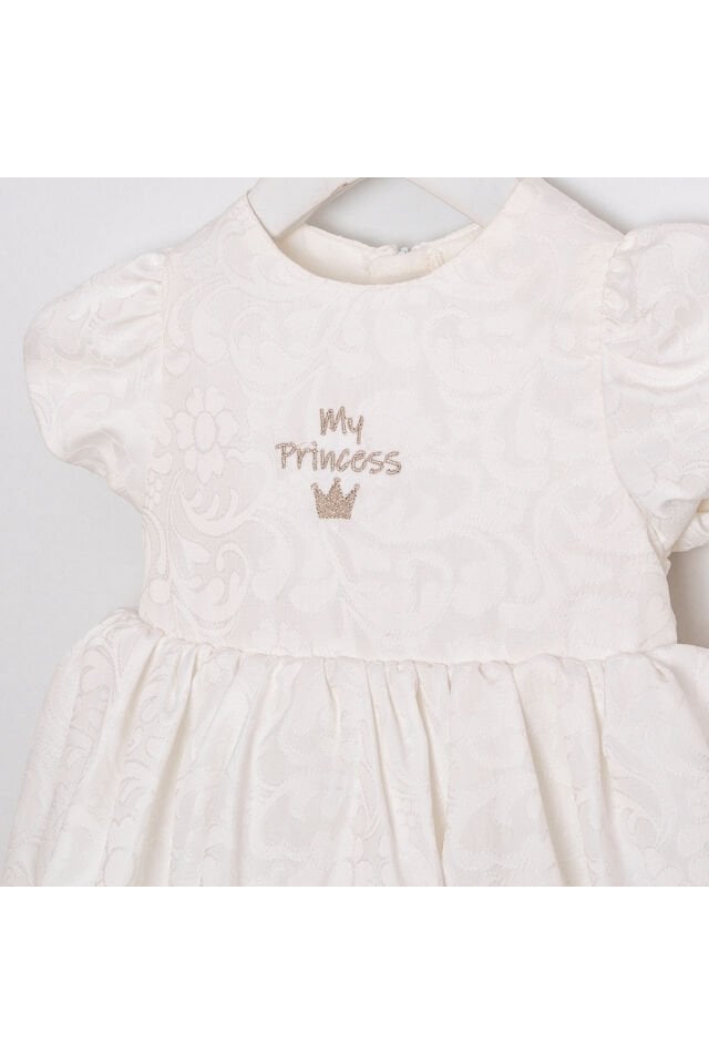 White Princess Saç Aksesuarlı İkili Kız Bebek Takım