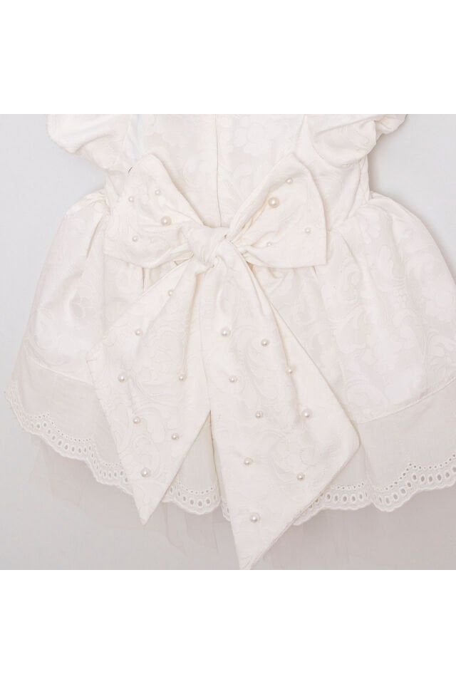 White Princess Saç Aksesuarlı İkili Kız Bebek Takım