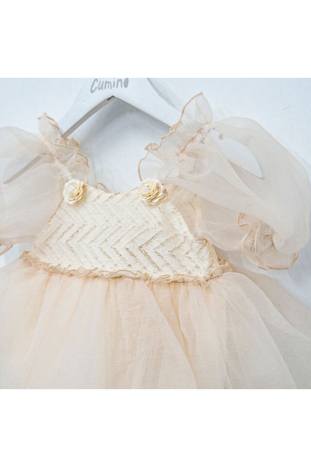 Clara Romantik Kız Bebek Romper